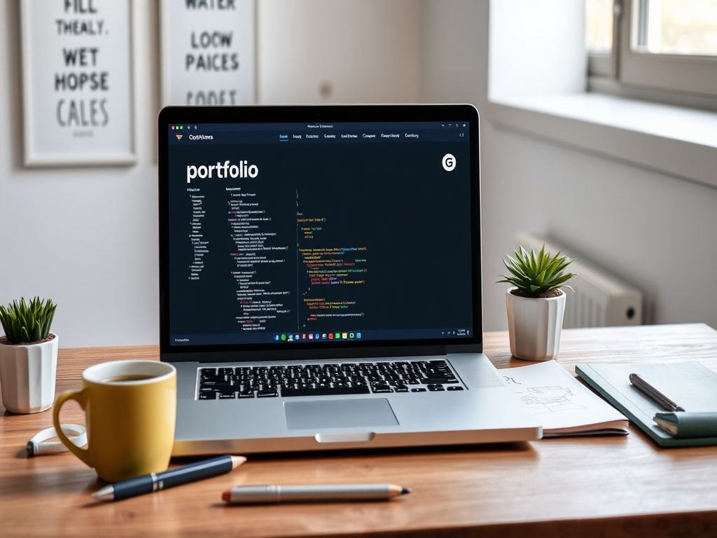 Como criar um portfólio de Dev em inglês