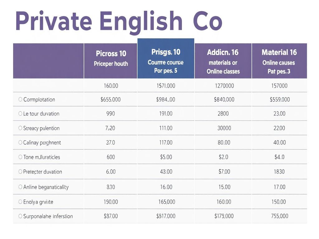 Quanto custa um curso de inglês particular? (Tabela de Preços)