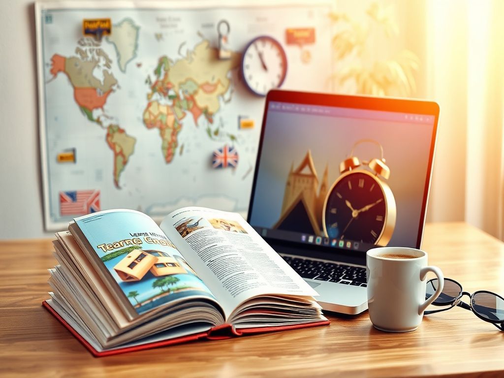 Inglês para viagens rápido: Curso de férias